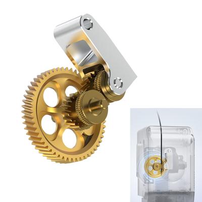 Panda Claw Gear Nanocoated Hardened Steel Gear Lightweight High Strength For P1P P1S X1C 3D Printer Accessories