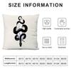Tv G-Good Omens Pillow Case Sofa Living Room Bedroom Double-Sided Printing Square Cushion Nap Time Pillow Case
