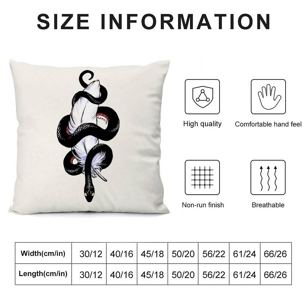 Tv G-Good Omens Pillow Case Sofa Living Room Bedroom Double-Sided Printing Square Cushion Nap Time Pillow Case