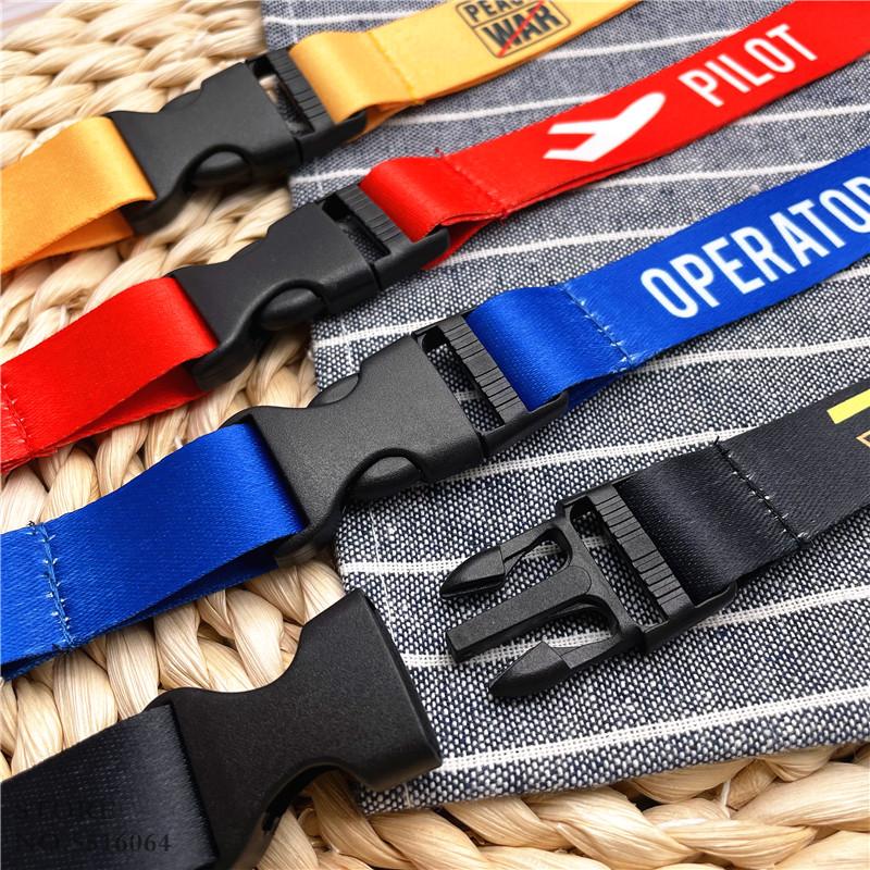 OPERATOR Lanyard For Keys Card Holder Phone Hang Rope Fashion Gift For Friend PILOT Red Neck Straps DIY Remove Buckle Lanyards