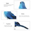 Multicolor Simulation Bird Foam Miniature Landscape Artificial Bird Model Photo Props Lawn Ornament Faux Bird Figurine