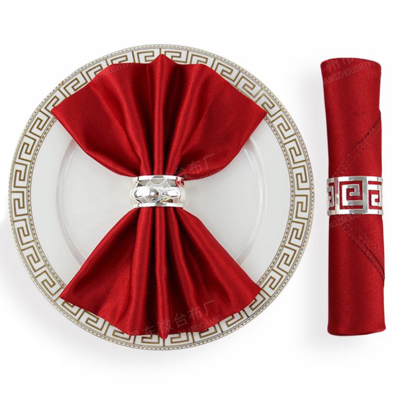 Hotel Home Solid Color Napkin Table Napkin Hotel Banquet Square serviette mokador