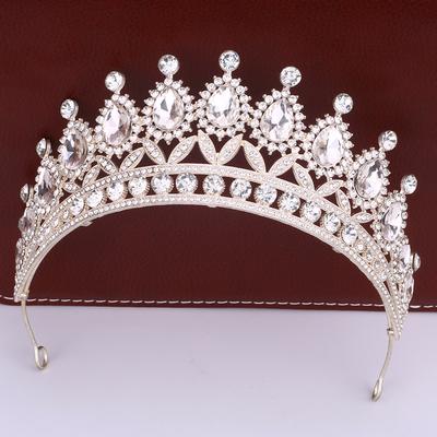 Bridal Crown Wedding Birthday Party Tiara Princess Adult Hair Accessories Alloy Rhinestone Crown
