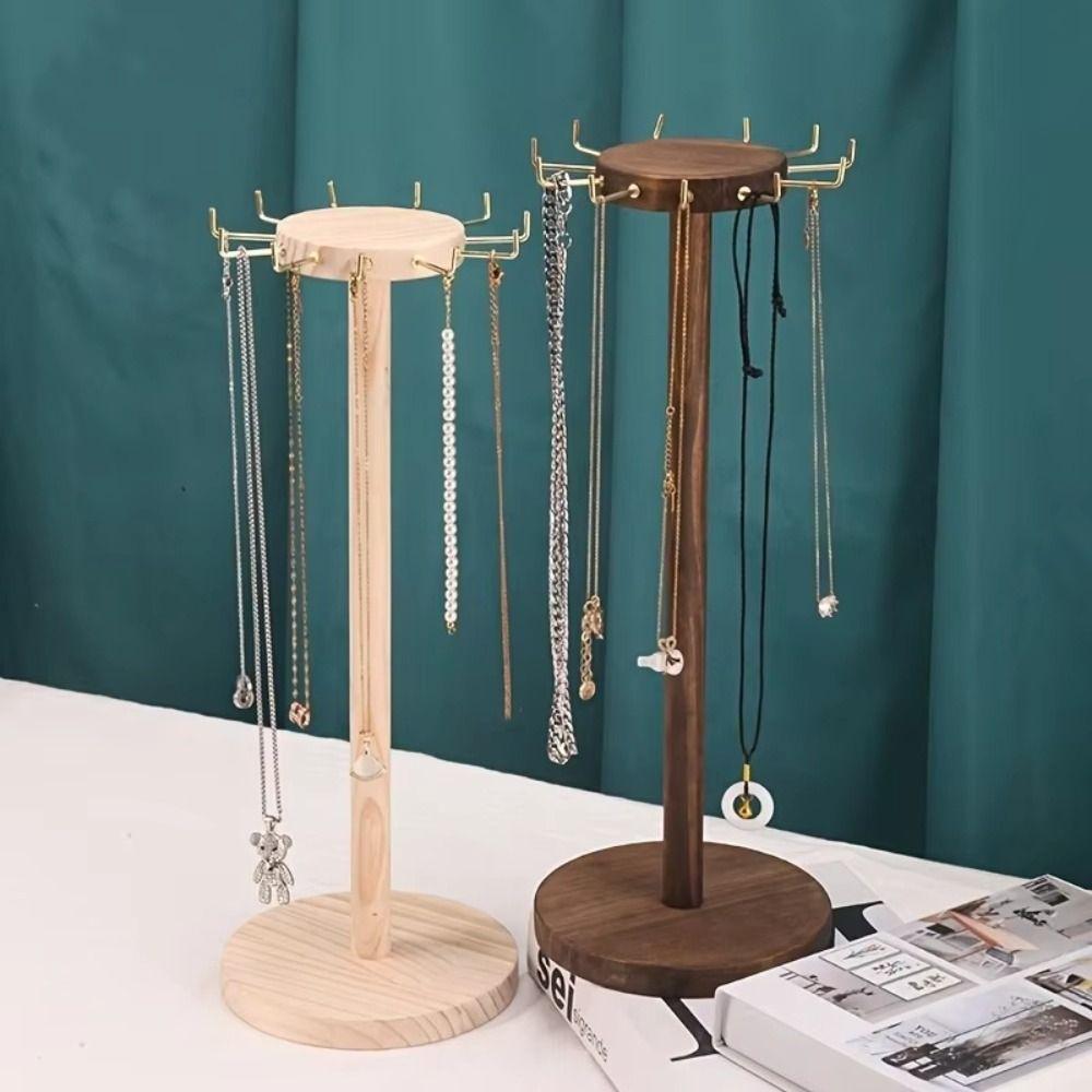 Pendant Bracelets Necklace Earrings Holder Display Stand Jewelry Storage Rack Desktop