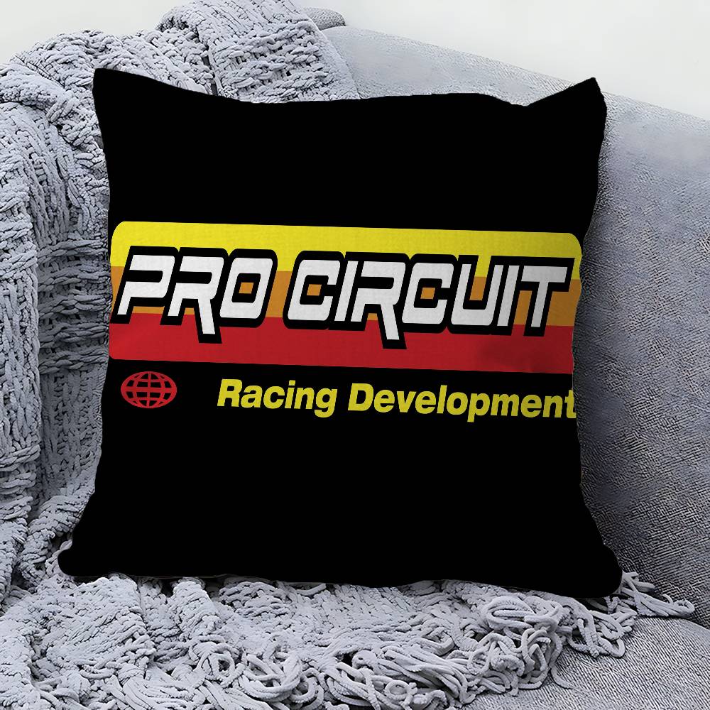 Pro-circuits Motorcycle Racing Cushion Cover Pillow Cover Decor Pillowcase Printed Cushion Case for Couch