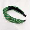 Women Headband Fashion Headband with Knot Christmas Printing Ladies Headdress