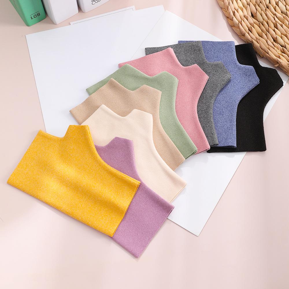 Half Finger Warm Gloves Heat Storage German Velvet Windproof Gloves Flexible Writing Finger Gloves Cute Girls' Cold Proof Gloves
