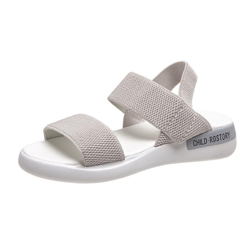 Women S Korean Style Flat Sport Sandals Roman Beach Shoes Summer
