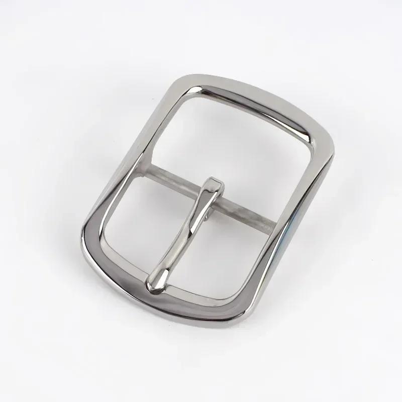 Meetee 1 Pezzo Fibbia per Cintura in Acciaio Inossidabile da 40mm Uomo Donna Cintura in Pelle Fibbie ad Ardiglione Jeans Vita Accessori di Ricambio per Abbigliamento
