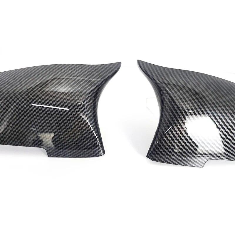M Look Mirror Cover for BMW 5 6 7 Series F10 F11 F18 F07 F06 F12 F13 F01 F02 LCI RearView Carbon Fiber Pattern Mirror Case