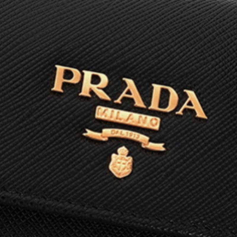 Prada Saffiano Dreieck Logo Geldbörse F0002 1mh025