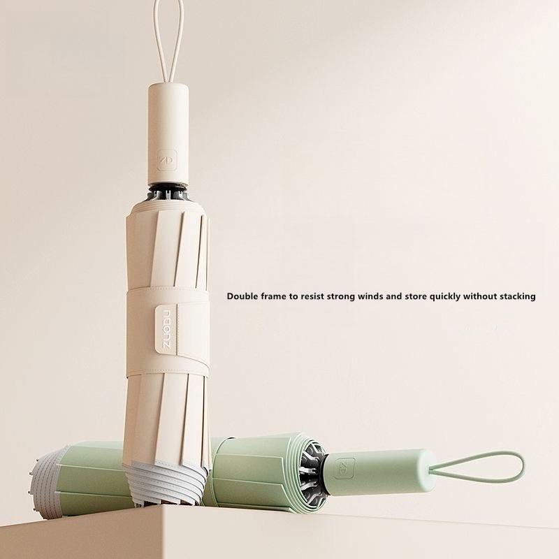 Fully Automatic Sun Umbrella Men's Enlarged Sunshade Anti-ultraviolet Sunny and Rainy Dual-use Car-mounted Folding Umbrella