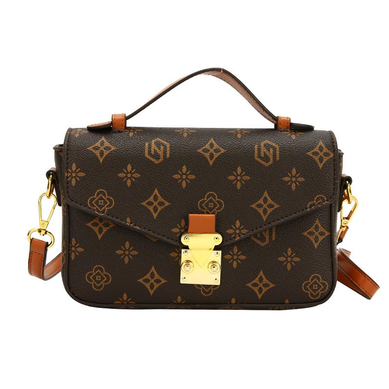 Fashion Printed Women's Bag 2025 New Fashion Trendy Korean Version One-shoulder Crossbody Women's Hand-held Small Square Bag for Women