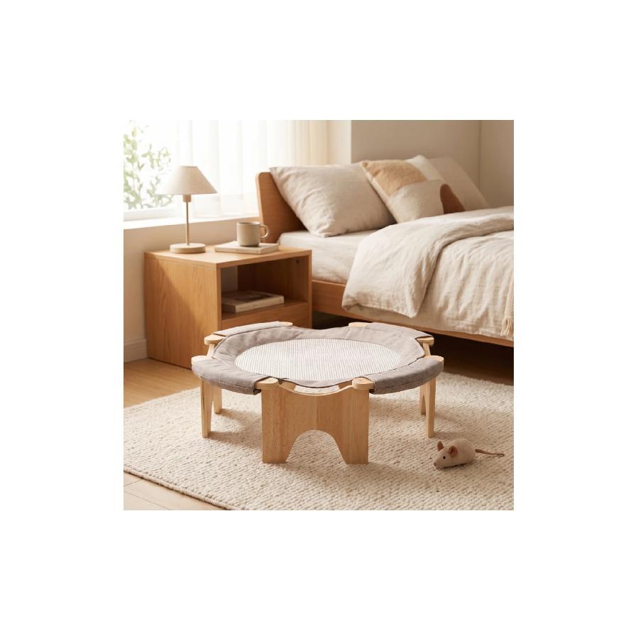 Elevated Cat Bed Breathable Raised Cat Bed Furniture Long-Lasting Cozy for Cats, Indoor