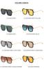 New Trendy Large Square Sunglasses for Women & Men - Fashionable, Versatile, High-End Feel, Sun Protection, Perfect for Cycling