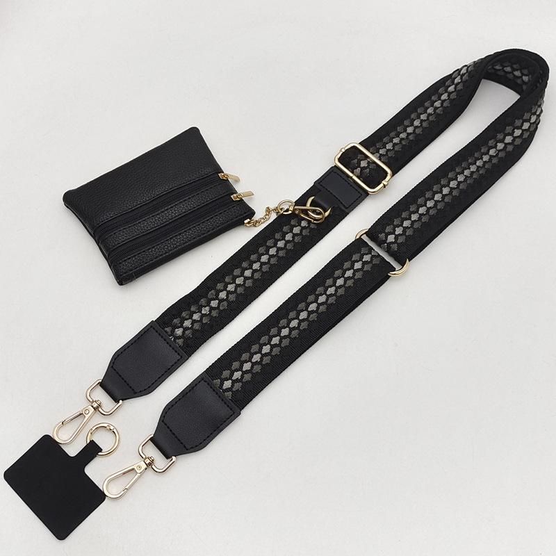 Fashion Polka Dot Mobile Phone Bag Strap Long Shoulder Strap Crossbody Adjustable Neck Bag Women's Bag Replacement Strap