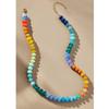Handmade Women's Beaded Necklace Bohemian Style Rainbow Necklace Luxurious Neck Choker  Party