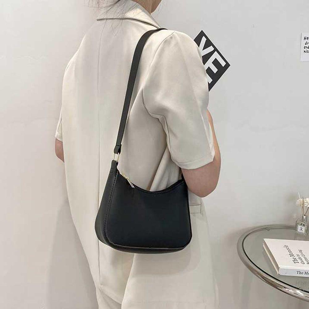 Achseltasche Große Kapazität PU-Leder Handtasche Damen Handtasche Kleine Quadratische Tasche Damen Umhängetasche