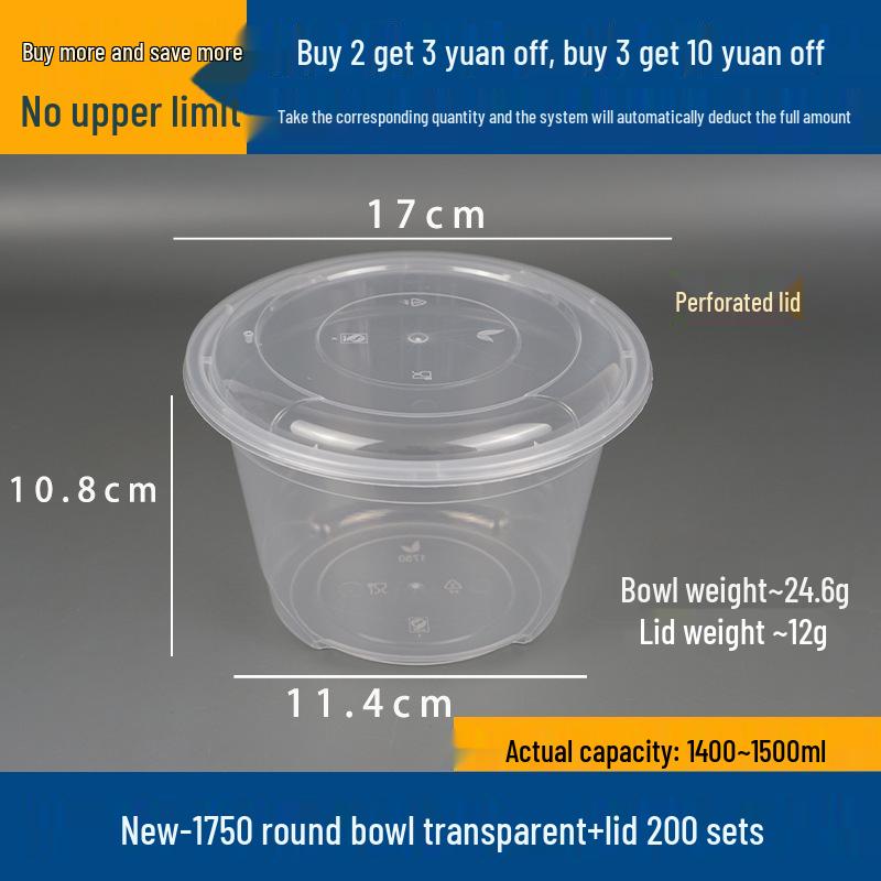 Doppelschichtige Takeaway-Box für Nudeln und Suppe - Nass-/Trocken-Trennung