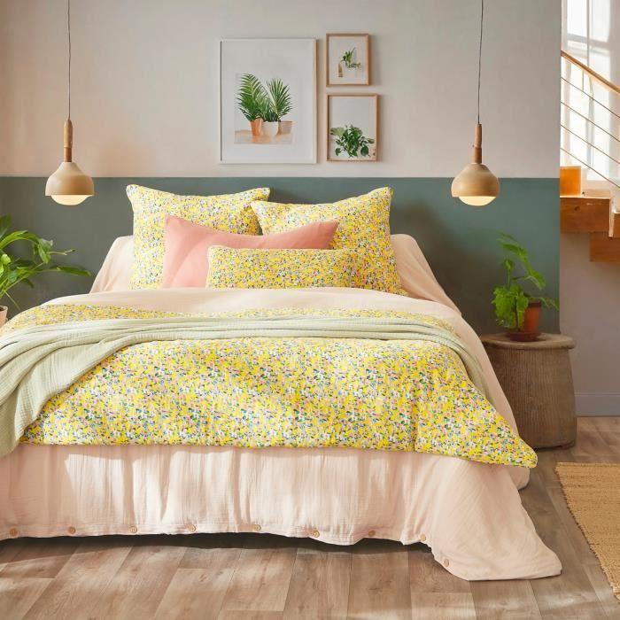 Coussin - Manon - 45 x 45 cm - Gaze de coton - Déhoussable - Intérieur