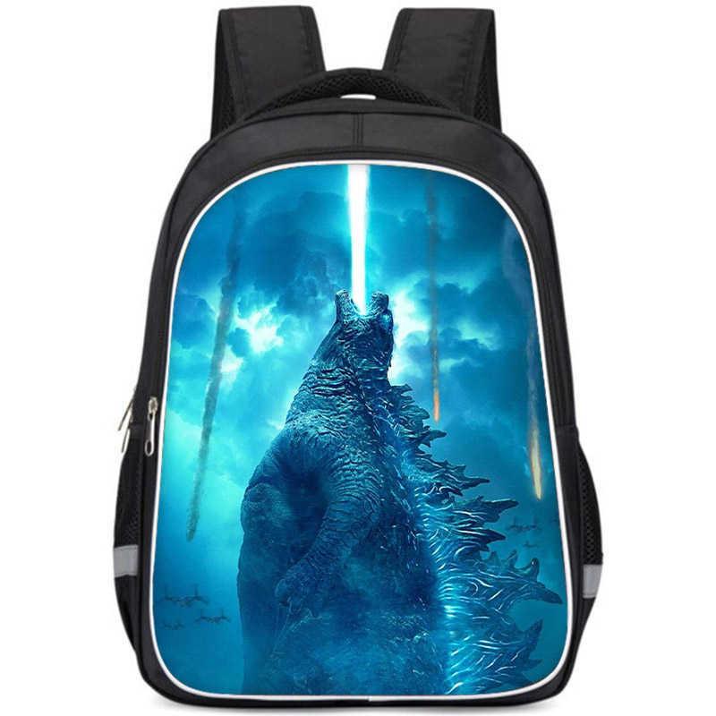 Large Capacity Lightweight 3d Godzilla Backpack For Kids Perfect For School