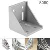 2020/3030/4040/6060/8080 Hliníkový rohový L profilový pravý úhelník podpůrný konektor Extruze Průmyslový hliníkový profil