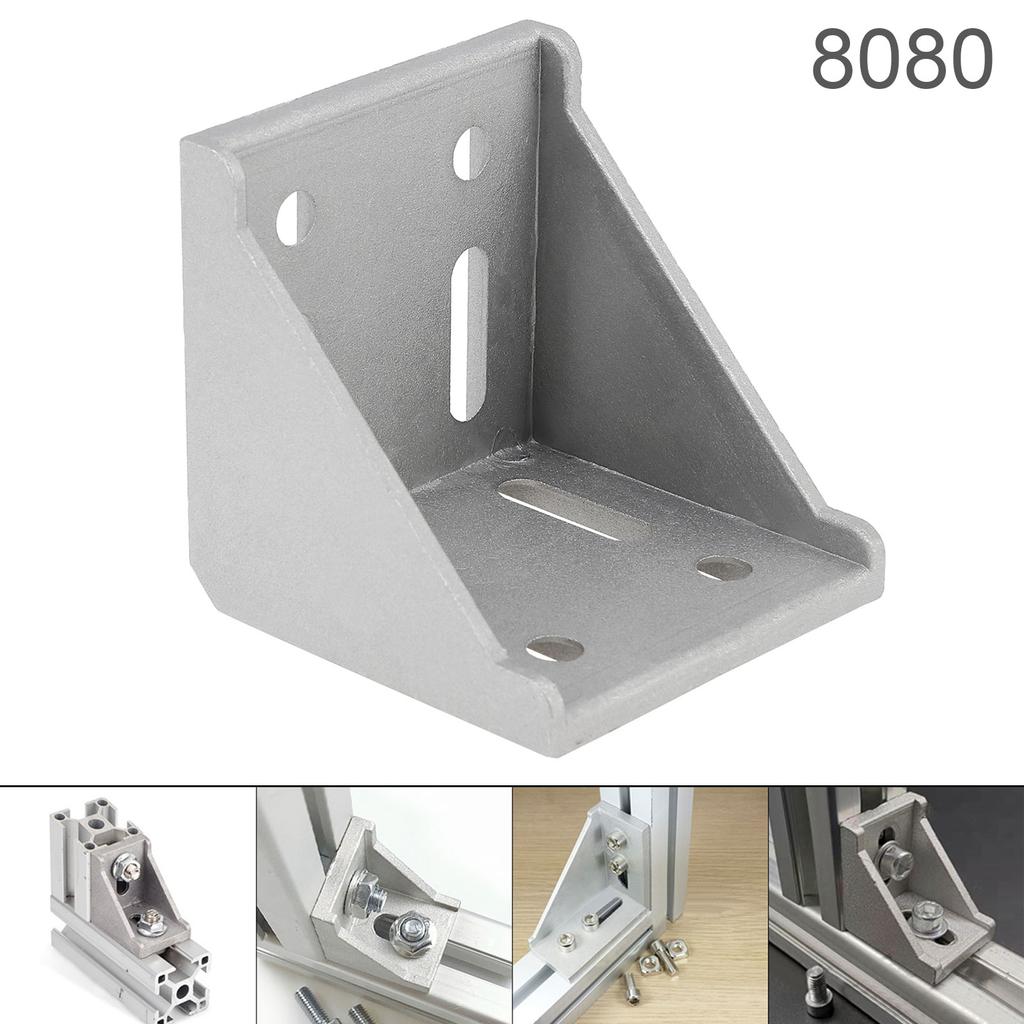 2020/3030/4040/6060/8080 Hliníkový rohový L profilový pravý úhelník podpůrný konektor Extruze Průmyslový hliníkový profil
