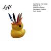 Back to School Gift Cute Yellow Duck Pencil Holder Creative PLA Stationery Organizer Stable Desktop Organizer Pen Cup Holder for Home Office