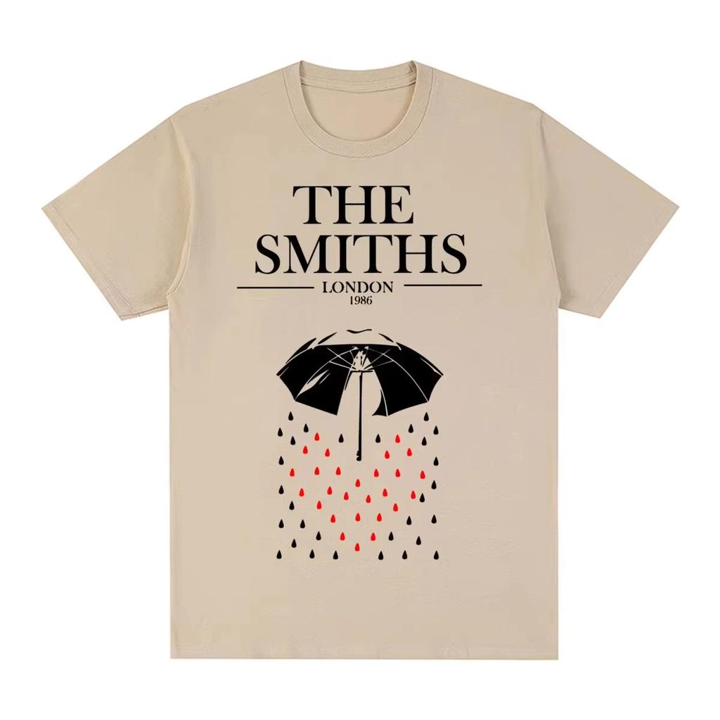 The Smiths Meat Is Murder Morrissey Marr 1985 Punk Rock Band Vintage T-shirt Cotton Men TEE Women Top Streetwear Oversize Casual