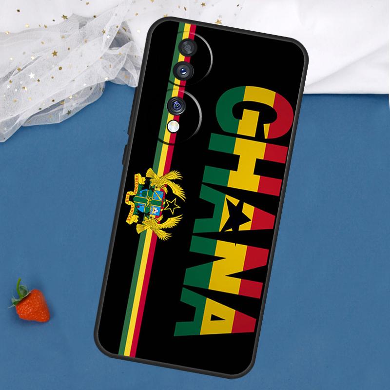 Ghana Flag Case For Honor Magic 8 5 6 7 Pro 200 400 50 70 90 Lite Win RT X8c X8b X9a X9b X9c X9d Cover