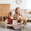 66cm Soft Stuffed Orangutan Plushies Large Monkey Plush Doll Realistic Cuddly Animal Toy for Bedroom Living Room Home Decor