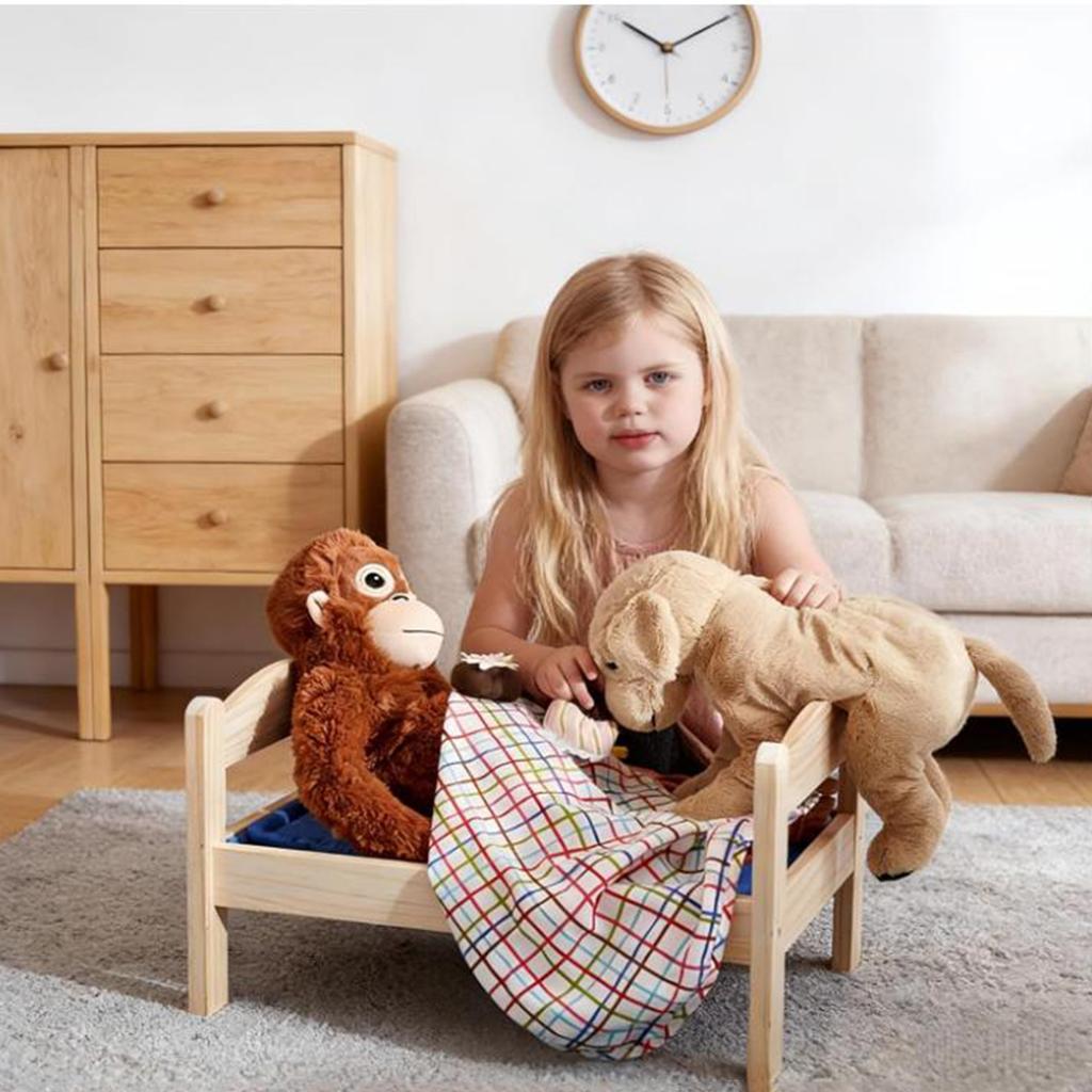 66cm Soft Stuffed Orangutan Plushies Large Monkey Plush Doll Realistic Cuddly Animal Toy for Bedroom Living Room Home Decor
