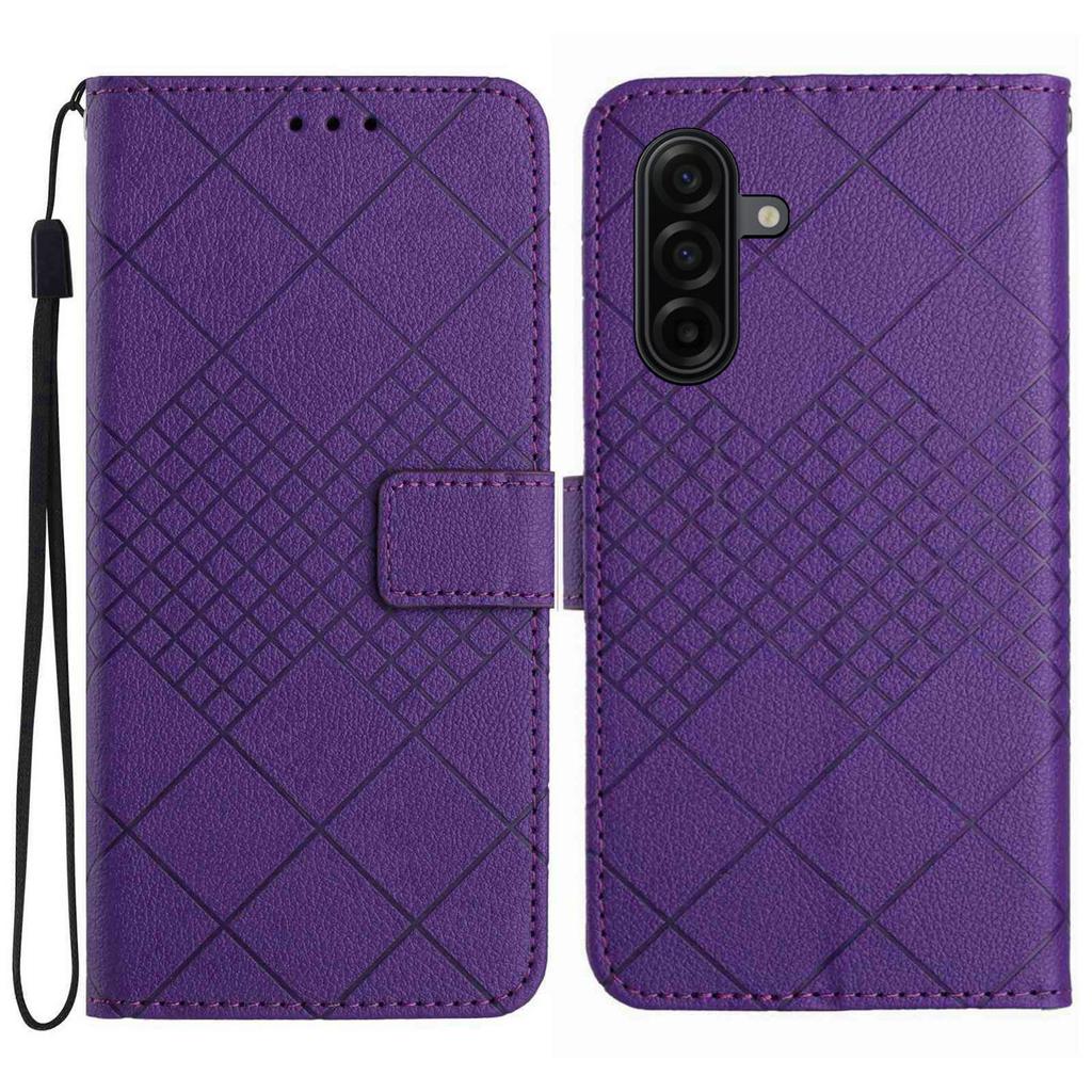 For Samsung Galaxy A57 5G Case Wallet Imprint PU Leather Flip Folio Phone Cover