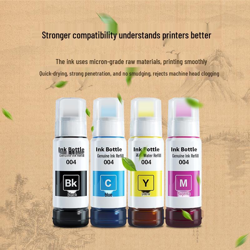 Compatible Epson 004 Ink for L1258, 3118, 3151, 3153, 3158, L3251, L3253 Printers