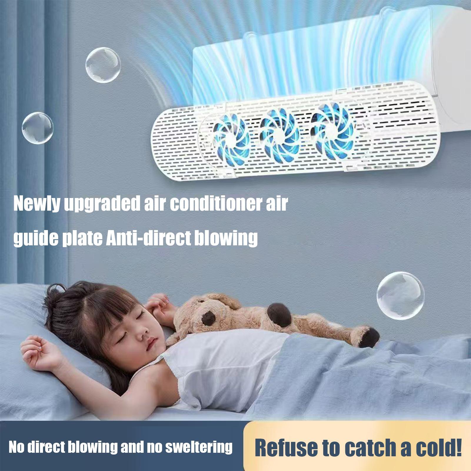 

Air Conditioner Deflector Window AC Air Deflector Adjustable Wall-Mounted Wind Direction For Living Room Apartment Kitchen China Mainland