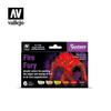 Paint - Vallejo - Fire Fury Paint Set - Acrylic - Matte - Multi-layer