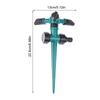 Garden Sprinkler Ground Inserted Rotating Lawn Sprinkler For Yard 360-Degree Automatic Rotating Three-Fork Irrigation Sprinkler
