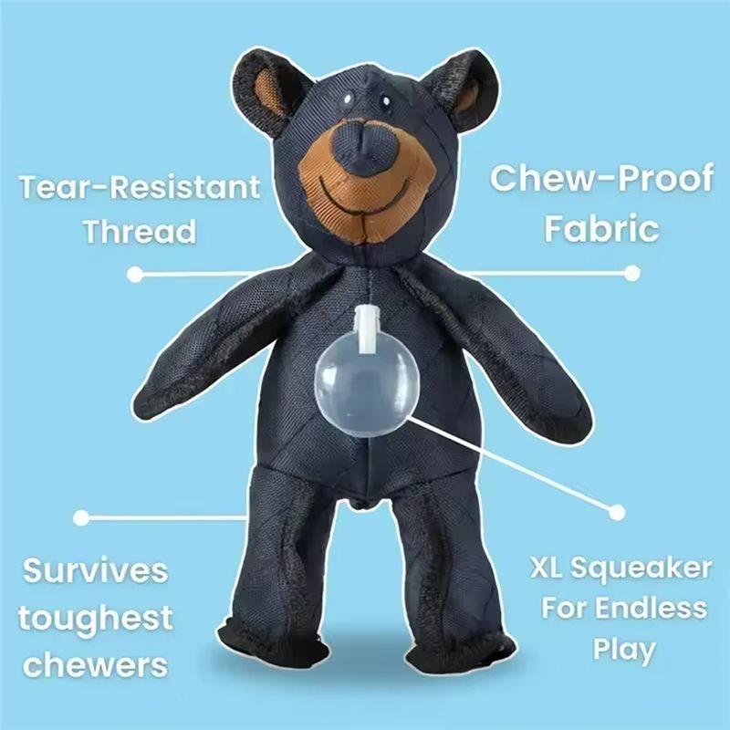 ABBP-Extreme Bear Unbreakable For Dogs Chewer Indestructible Plush Squeaking Heavy-Duty Tough Chew
