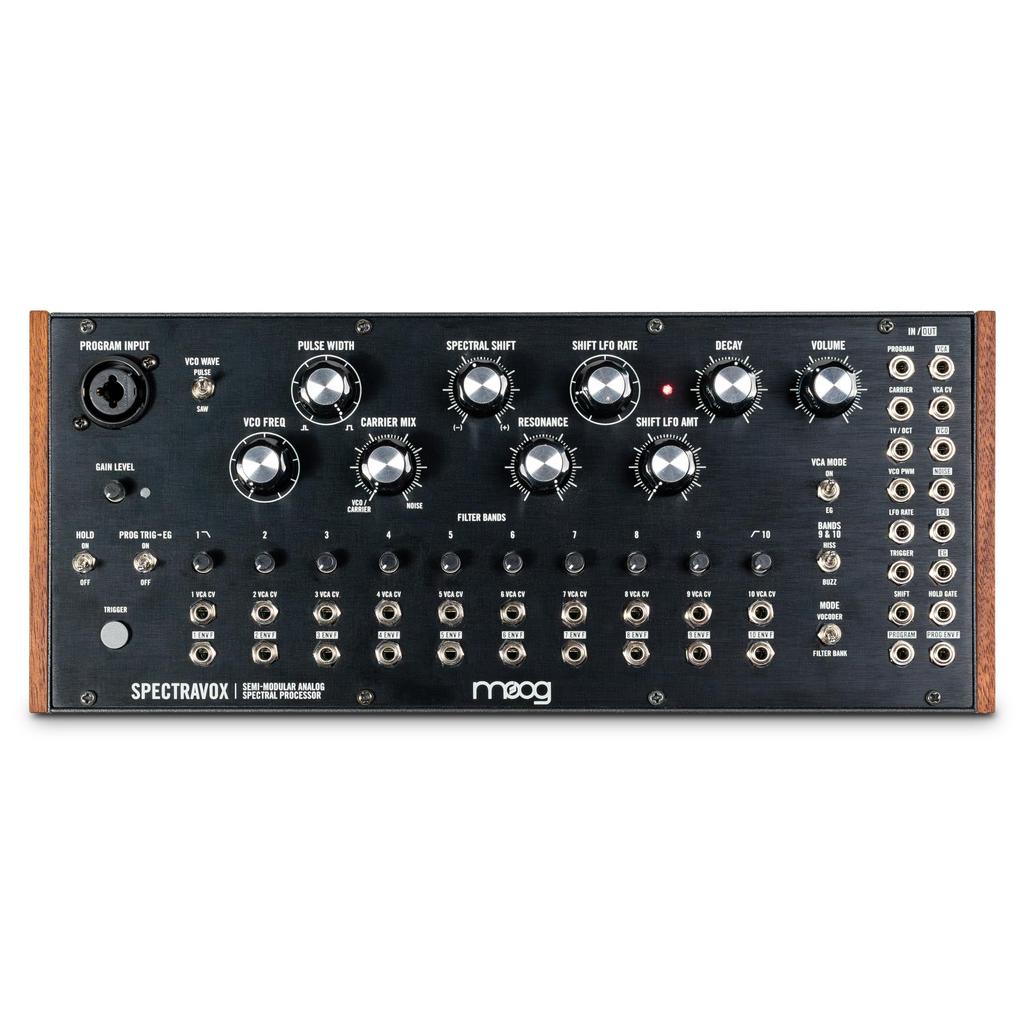 MOOG Spectravox Analog Spectral Processor Analog Oscillator Patchbay and Headphone Output Filterbank/Vocoder Semi-modular 3.5mm