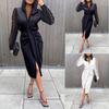 Fall Lace Long Sleeve Bodycon Mini Dress for Women