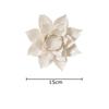 Blooming Flowers Porcelain Wall Hanging Ornaments Living Room Background Display Ceramic Peony Flower Wall-mounted Decorations