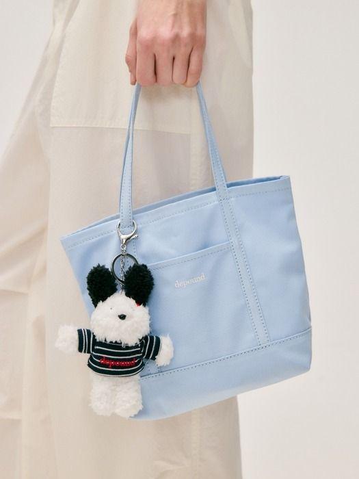 DEPOUND benny stripe keyring - ivory