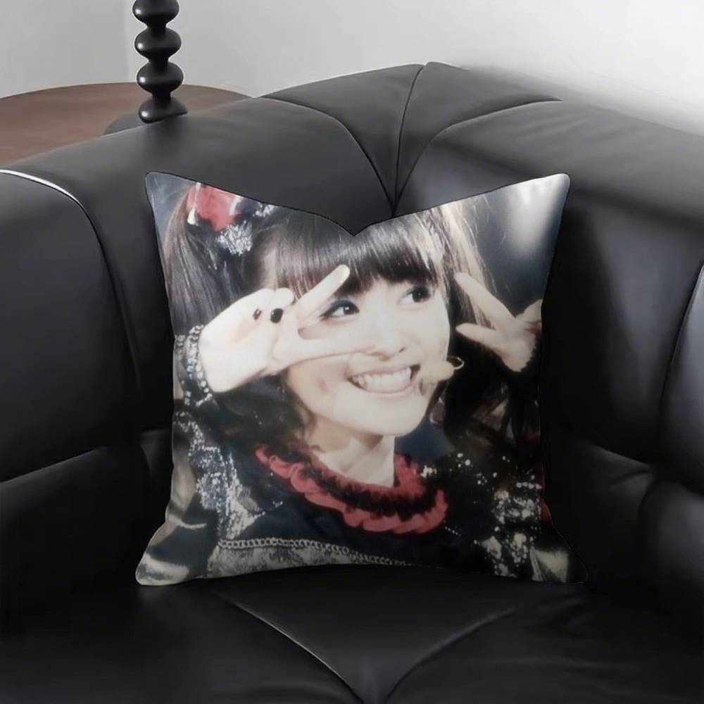 Cute Babymetal Japanese Rock Pillow Case Fashion Square Pillowcase Bedroom Sofa Room Ins Decoration Leisure