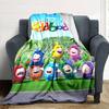 Coperta in Flanella con Stampa Oddbods Alta Qualità Calda Confortevole Coperta per Tutte le Stagioni Perfetta per Regali Decorazione per la Casa