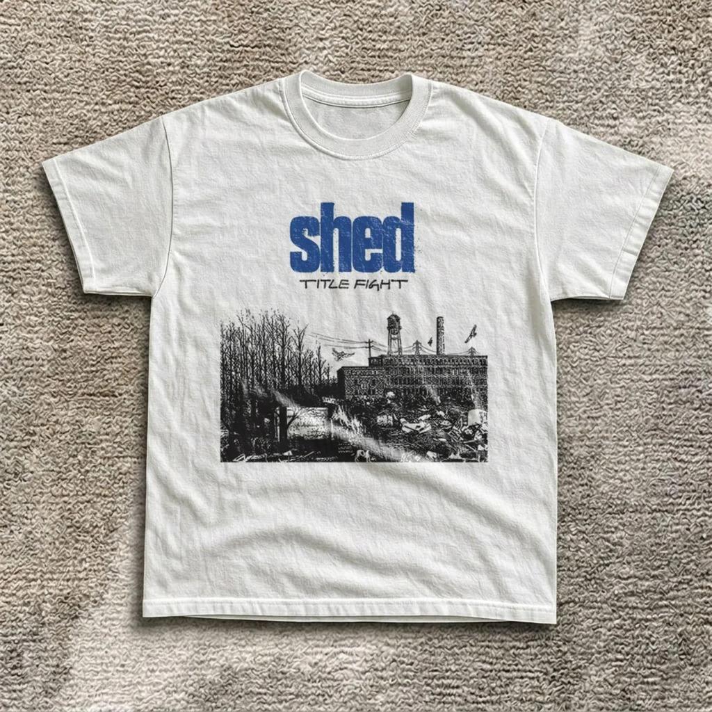 Hardcore Shed Title Fight Vintage Graphic T-Shirt Unisex Cotton Tee