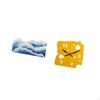Area Rug Ocean Wall Clock Washable Non Slip Flocking Material Acrylic Silent Hanging Desktop
