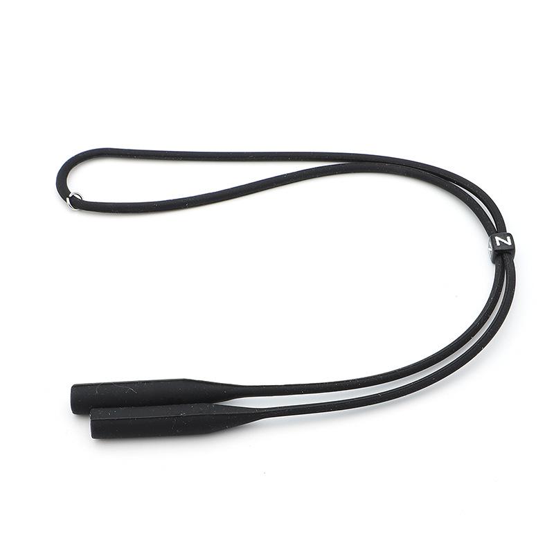1 Pezzo Fibbia Rotonda in Silicone Cordino per Occhiali Catena per Occhiali da Sole Sportivo Antiscivolo Corde per Occhiali Fascia Corda Adulti Bambini