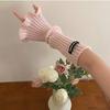Winter Lengthen Wrist Gloves Adult Trumpet Edge Arm Warmer for Outdoor Cycling