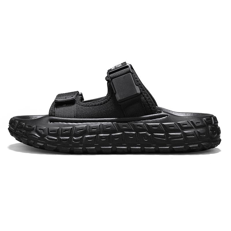 Slippers men's summer outer wear thick-soled non-slip wear-resistant trend sandals new outdoor sports large-size beach sandals men
