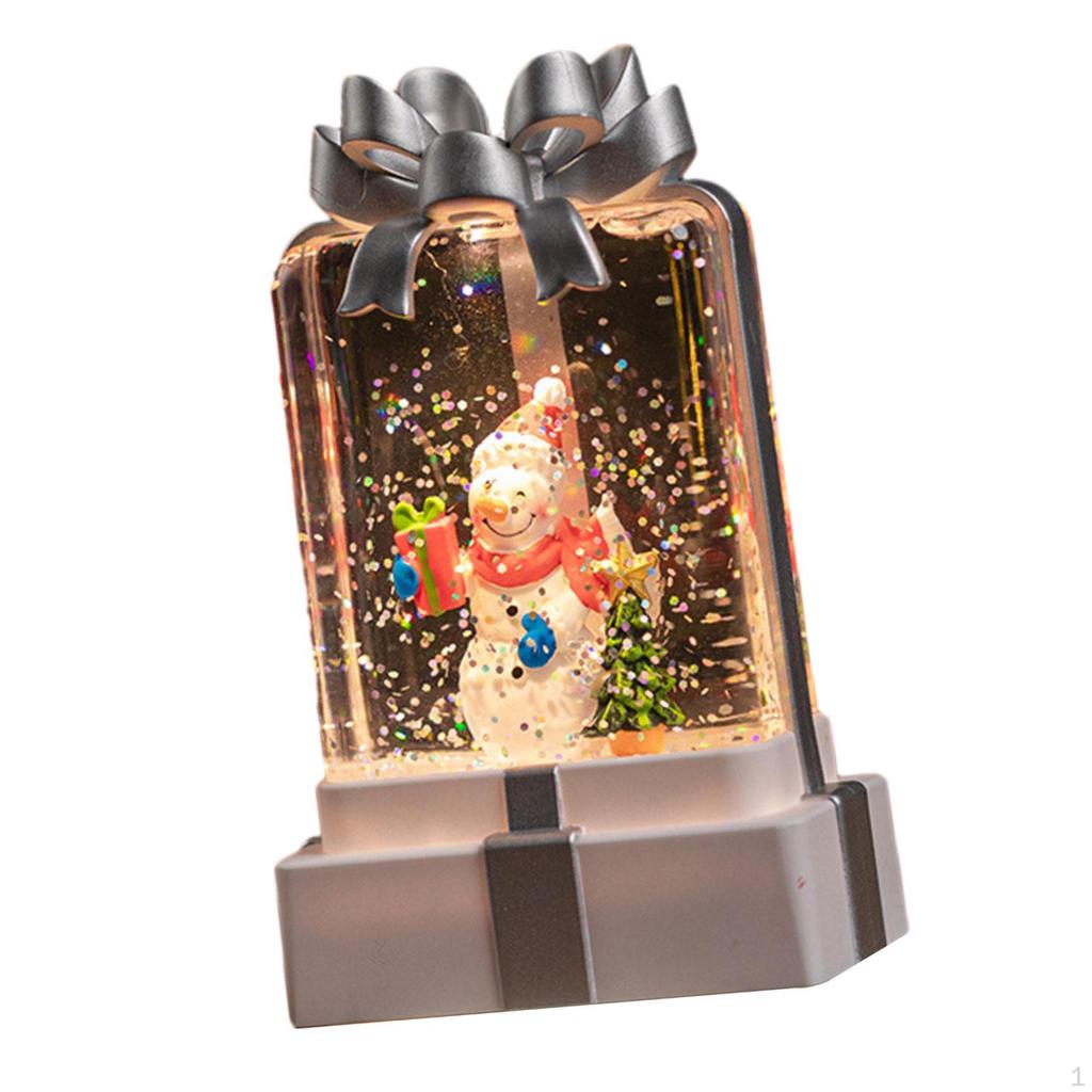 Vánoční dekorace LED noční světla Řemesla větrná lampa Micro Krajina Ornament